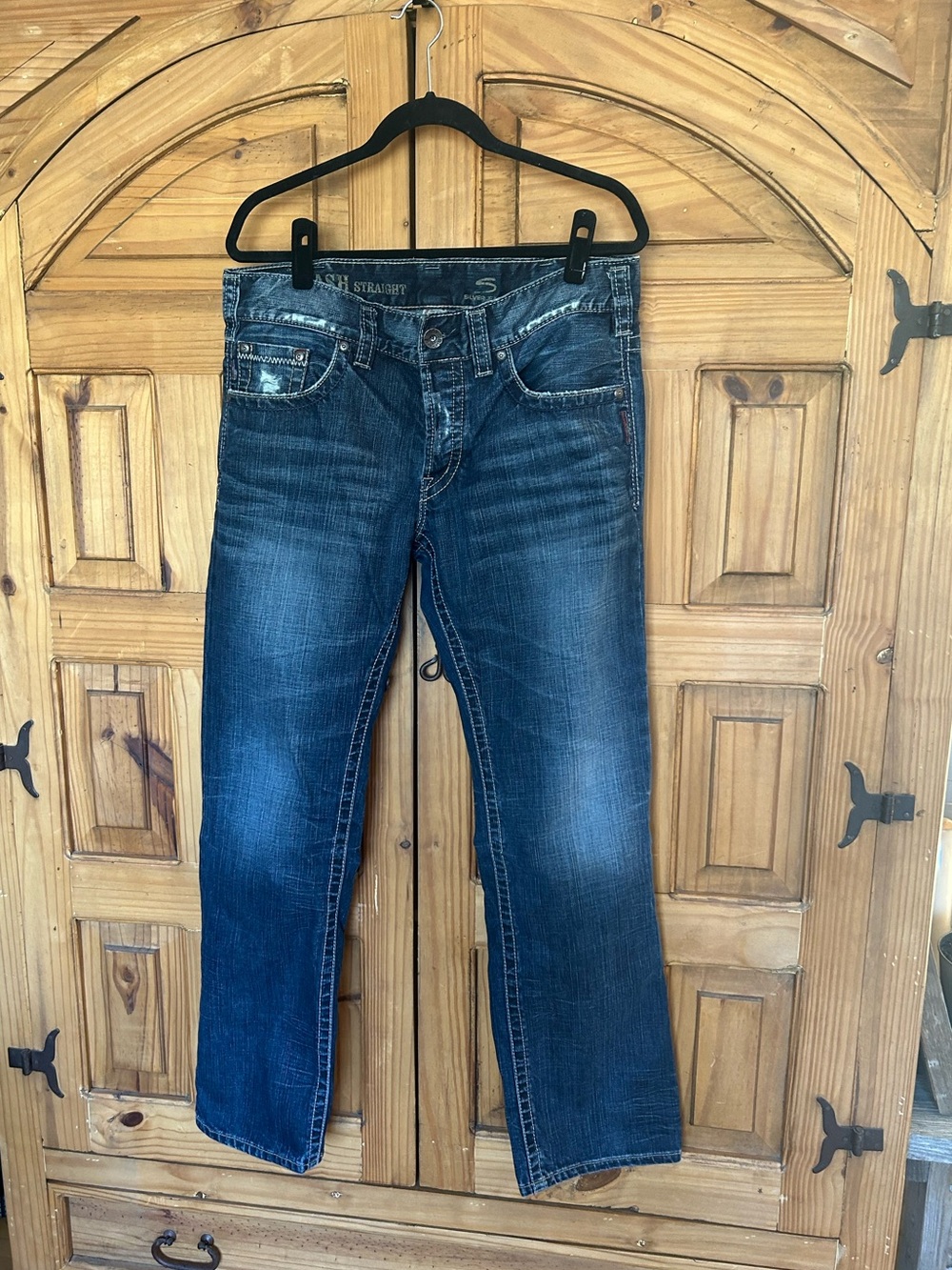 SILVER JEANS Nash Straight 34X34